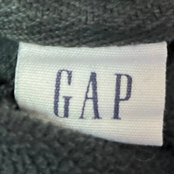 GAP Dark Gray Fleece Sherpa Long Sleeve Hoodie Hooded Sweatshirt Top Size S - Picture 3 of 4